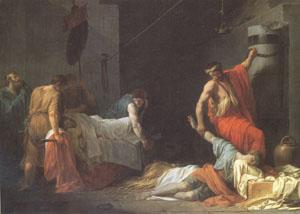 Jean-Germain  Drouais Marius Imprisoned at Minturnae (mk05) oil painting image